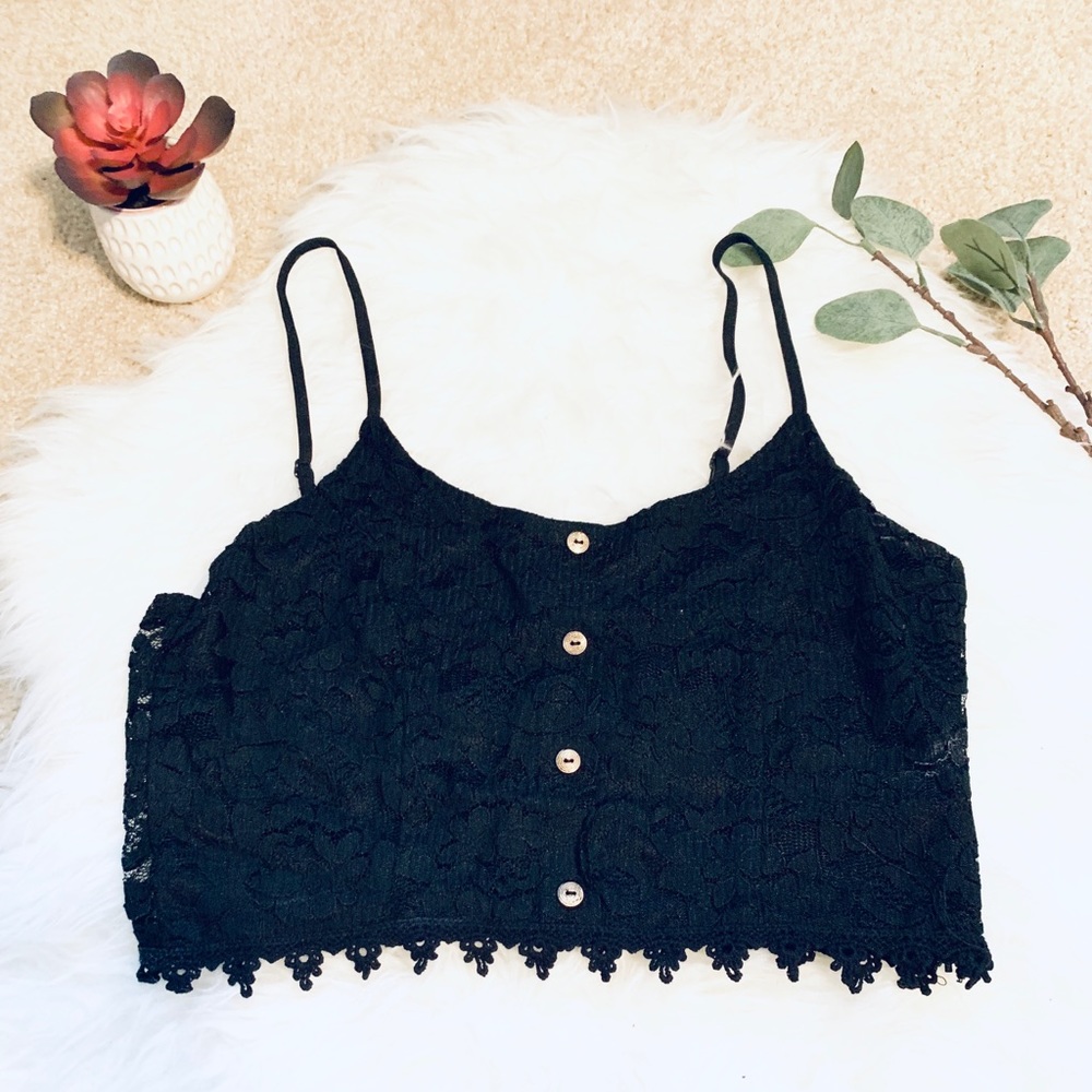Paper Crane lace crop top or bralette - Picture 4 of 7